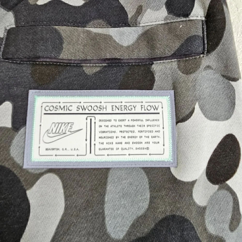 Nike Sportswear Club Fleece Joggers Pants Men's M Camo Black Grey FB9023-060